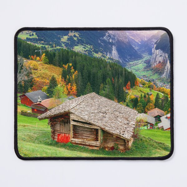 Item preview, Lauterbrunnen Valley Landscape designed and sold by PotluckPrints.