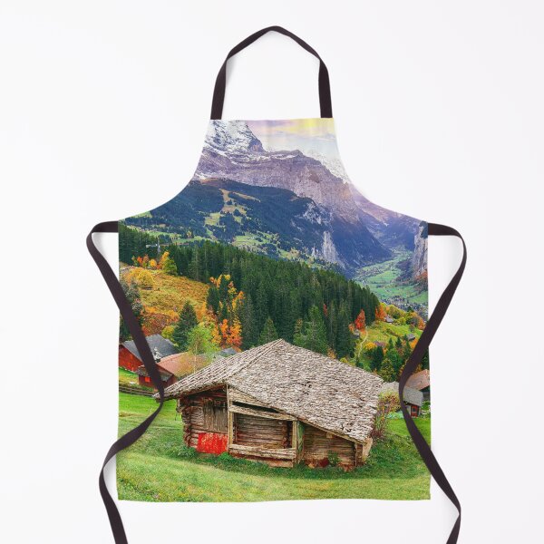 Item preview, Lauterbrunnen Valley Landscape designed and sold by PotluckPrints.