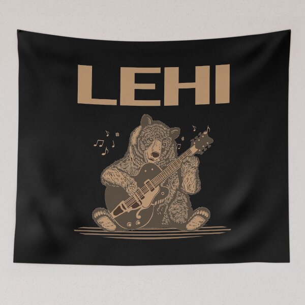 Item preview, Bear With Guitar Lehi designed and sold by hurseslossb.