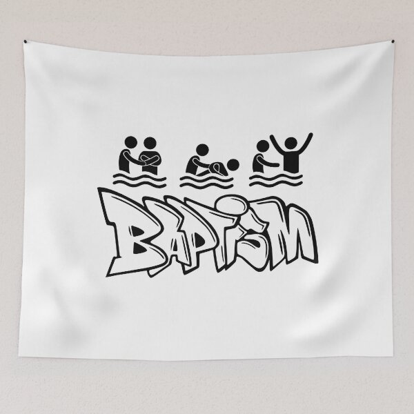 Item preview, Christian Baptism By Water designed and sold by NameThatShirt.