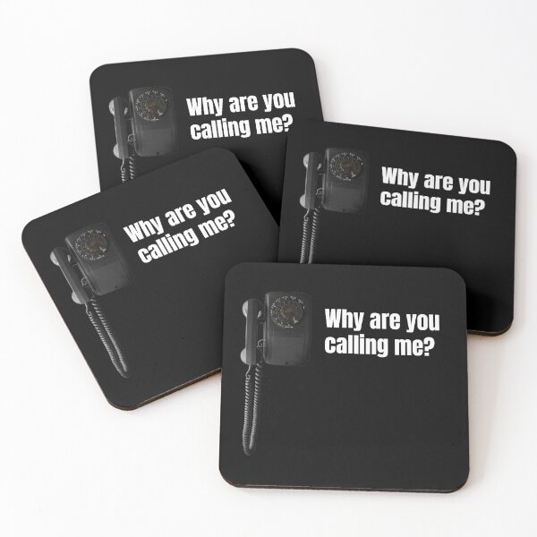 Item preview, Why are you calling me ( The Black Phone) designed and sold by dothedamnthing.