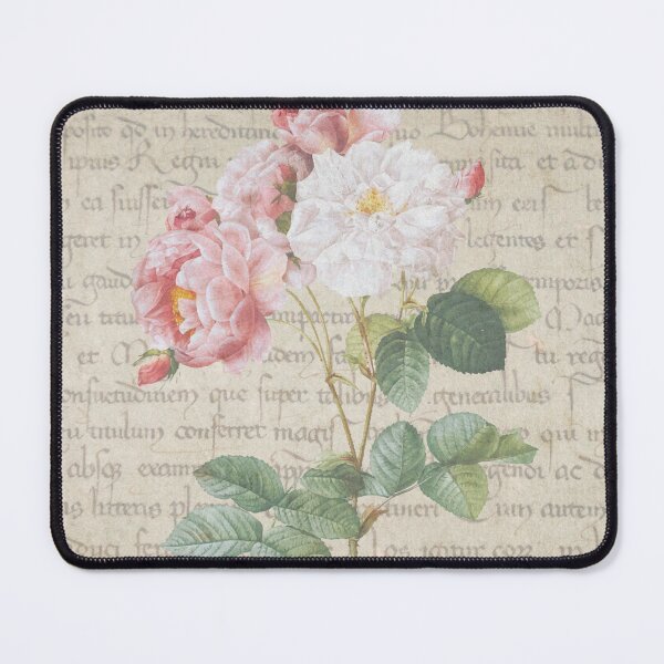 Item preview, pink pastel bouquet of flowers on a vintage book designed and sold by Beeroclock.