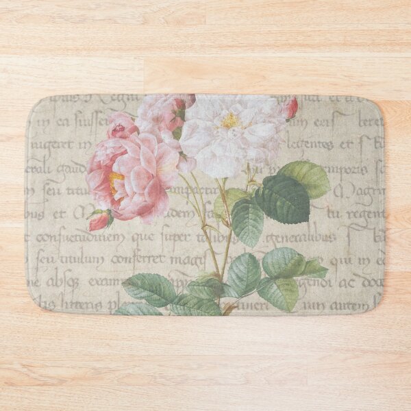 Item preview, pink pastel bouquet of flowers on a vintage book designed and sold by Beeroclock.