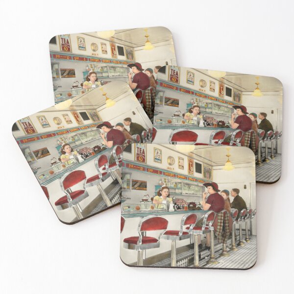 Item preview, Cafe - The local hangout 1941 designed and sold by Mike Savad Photography.