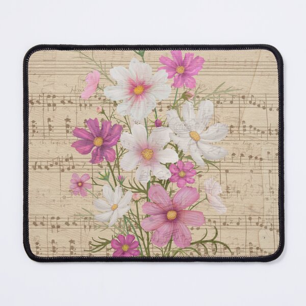 Item preview, romantic pink bouquet of flowers on a vintage book designed and sold by Beeroclock.