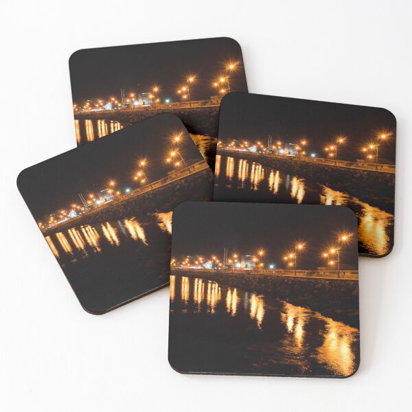 Item preview, Sleek Gold Stars - Isthmus Bridge in Nessebar Bulgaria designed and sold by Georgia Mizuleva.