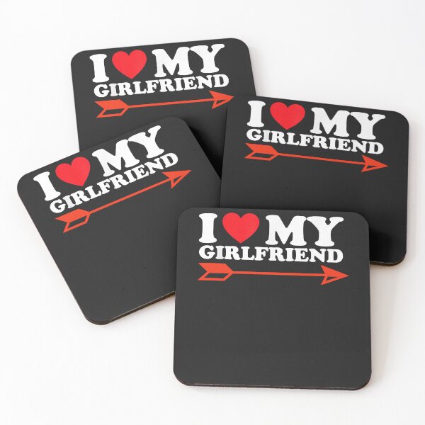Item preview, I love my girlfriend ,I Love My Girlfriend Tshirt Funny Valentine Red Heart Love  designed and sold by Zaraharding.