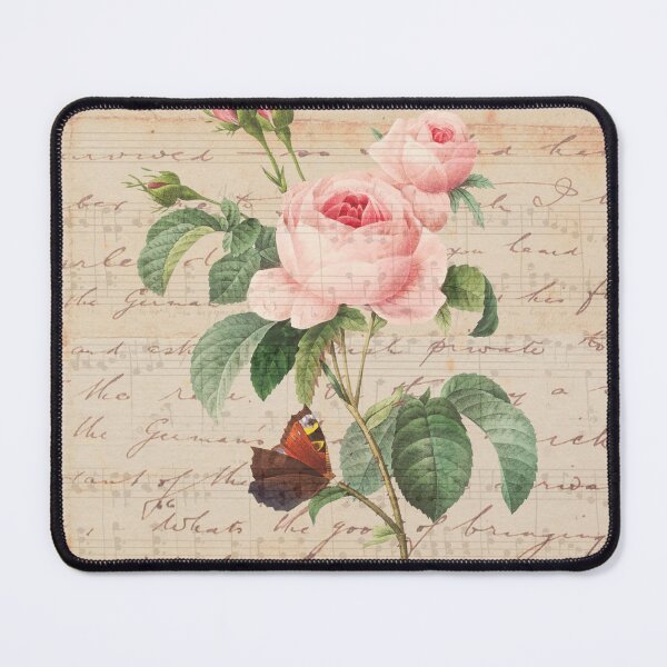 Item preview, pink bouquet of flowers on a vintage book designed and sold by Beeroclock.