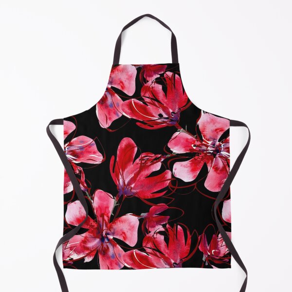 Item preview, Red and Indigo Watercolour Flowers designed and sold by GWTF-Designs.