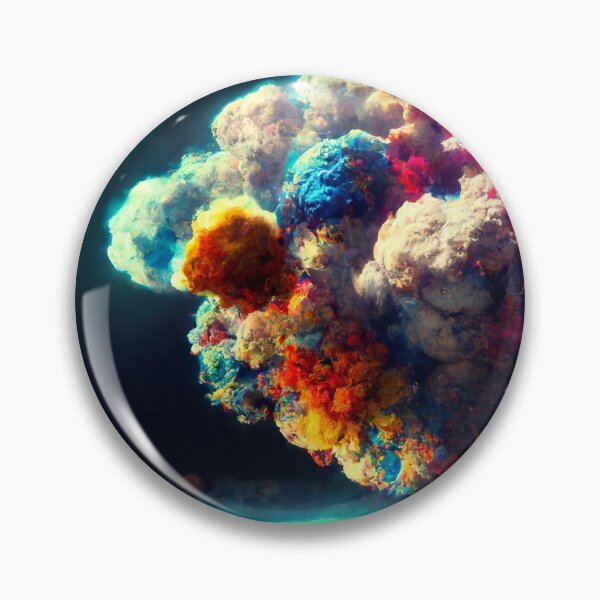 Item preview, colorful explosion designed and sold by Johnny  Winter.