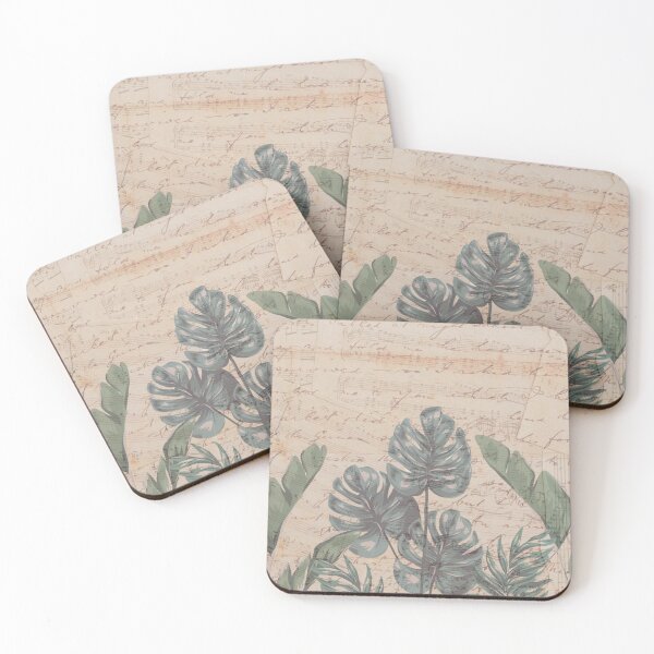 Item preview, green leaves on a vintage book designed and sold by Beeroclock.