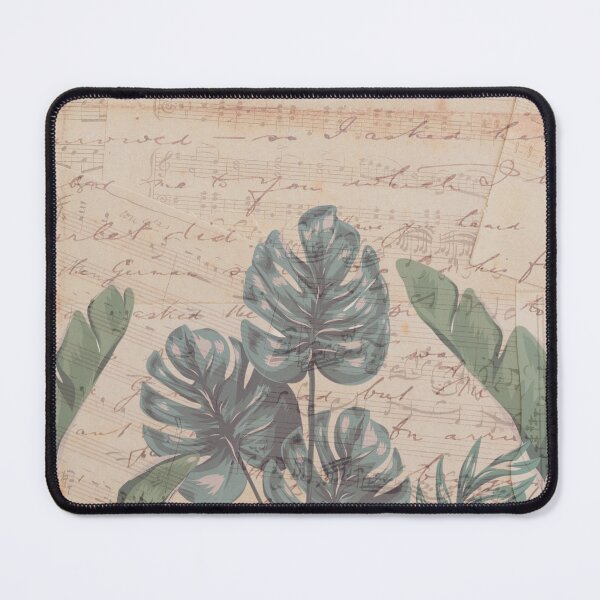 Item preview, green leaves on a vintage book designed and sold by Beeroclock.