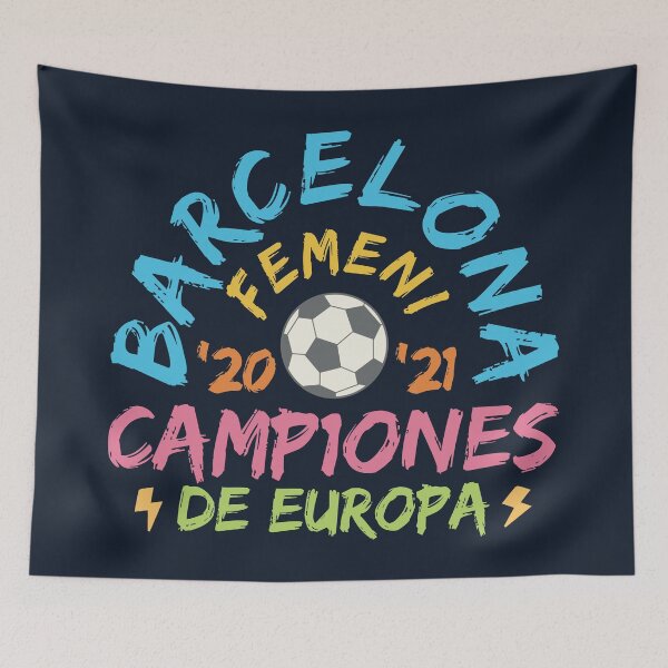 Item preview, Barcelona Femeni Champions Europe (WOSO/FutFem) designed and sold by Numero14.