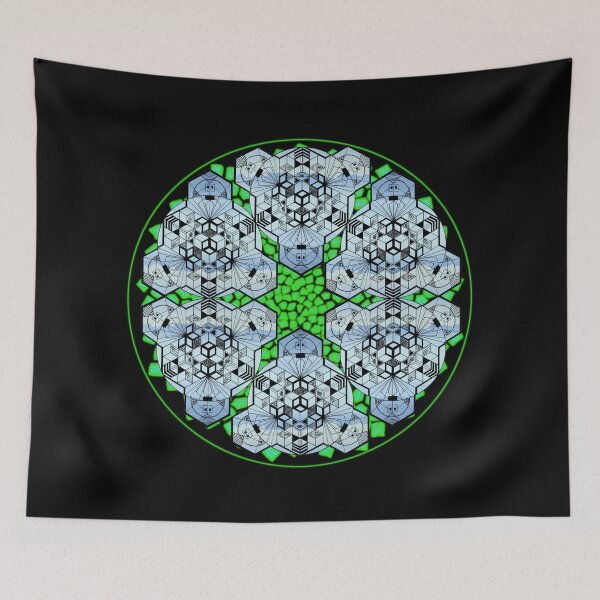 Item preview, Mountain Range Cube Mandala Star & CircleVisions (G) designed and sold by createVisions.