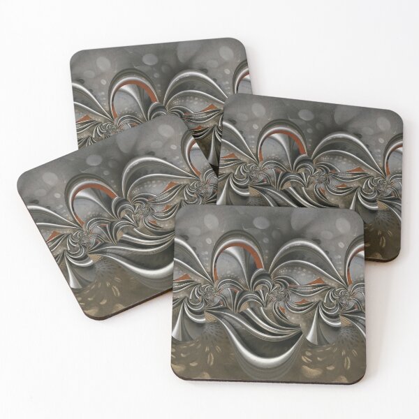Item preview, complex design 3D fractal structure on a grey background designed and sold by mister-john.