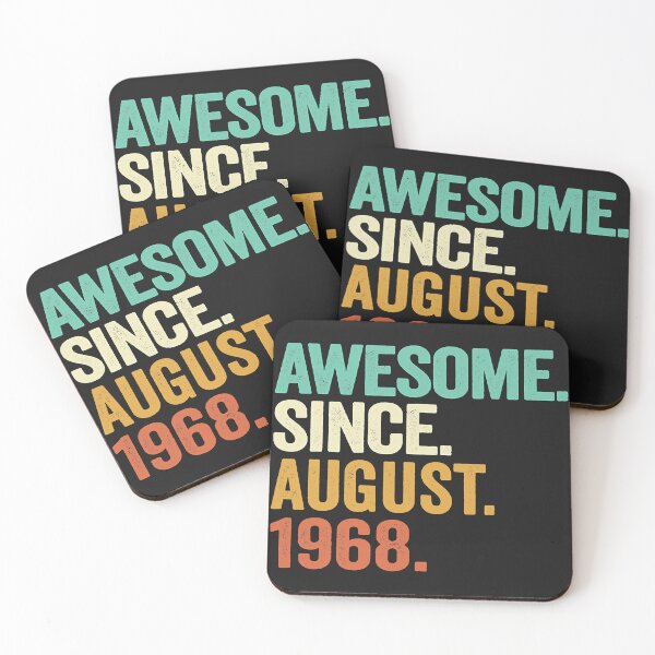 Item preview, 54 Years Old Awesome Since August 1968 54th Birthday designed and sold by AtmanJosef.