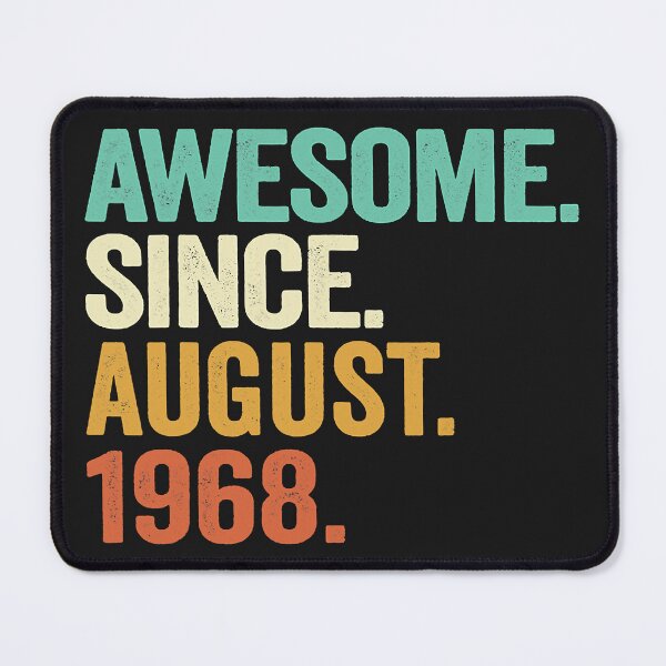 Item preview, 54 Years Old Awesome Since August 1968 54th Birthday designed and sold by AtmanJosef.