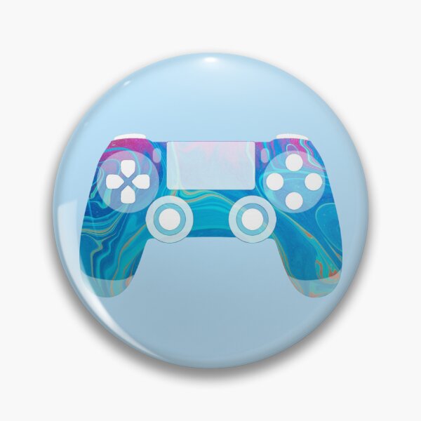 Item preview, Retro Gaming Controller Psychedelic Liquid Blue designed and sold by everything4eva.