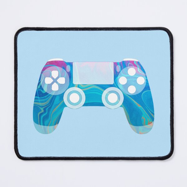 Item preview, Retro Gaming Controller Psychedelic Liquid Blue designed and sold by everything4eva.