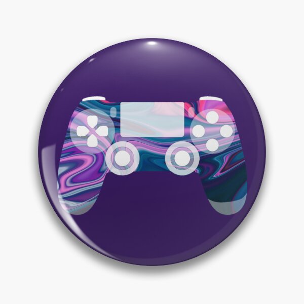 Item preview, Retro Gaming Controller Psychedelic Liquid Blue Purple designed and sold by everything4eva.