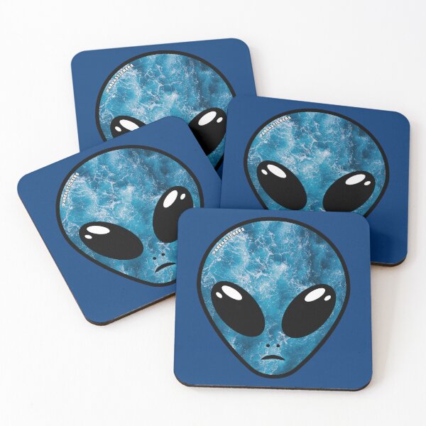 Item preview, Alien head - Seawater skin designed and sold by AreaStickers.