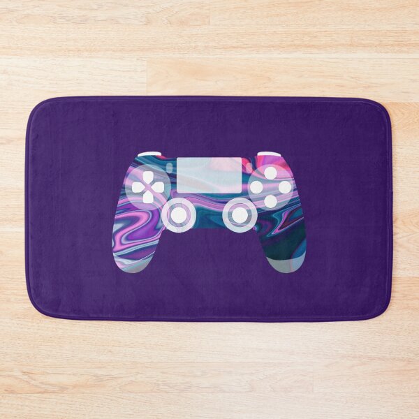Item preview, Retro Gaming Controller Psychedelic Liquid Blue Purple designed and sold by everything4eva.