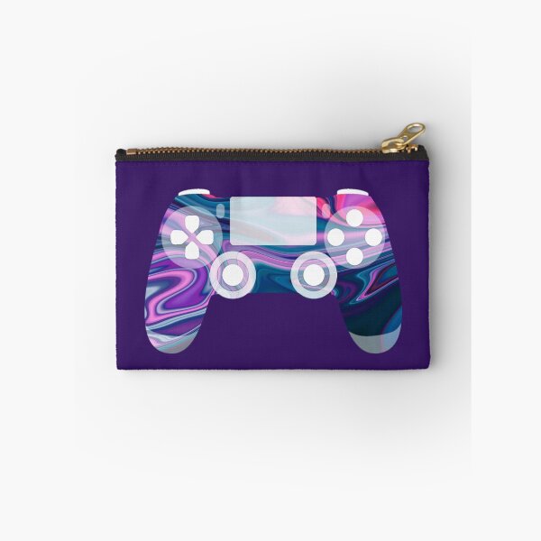Item preview, Retro Gaming Controller Psychedelic Liquid Blue Purple designed and sold by everything4eva.