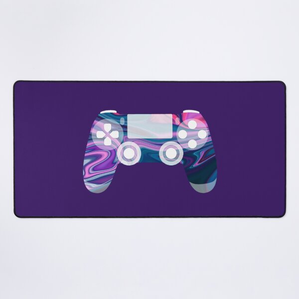 Item preview, Retro Gaming Controller Psychedelic Liquid Blue Purple designed and sold by everything4eva.