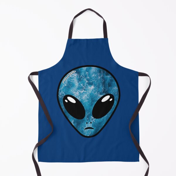 Item preview, Alien head - Seawater skin designed and sold by AreaStickers.