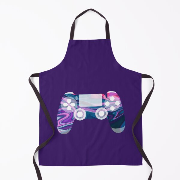 Item preview, Retro Gaming Controller Psychedelic Liquid Blue Purple designed and sold by everything4eva.