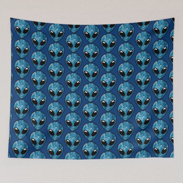 Item preview, Alien head - Seawater skin designed and sold by AreaStickers.