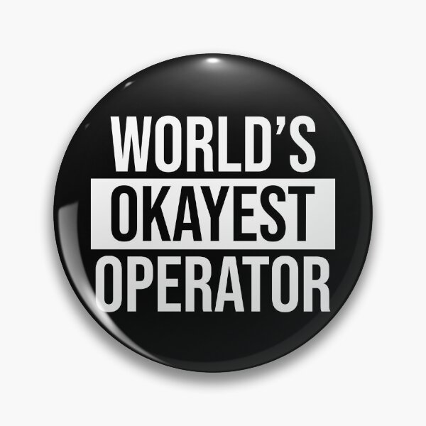 Item preview, World's Okayest Operator designed and sold by Adel Qasem.