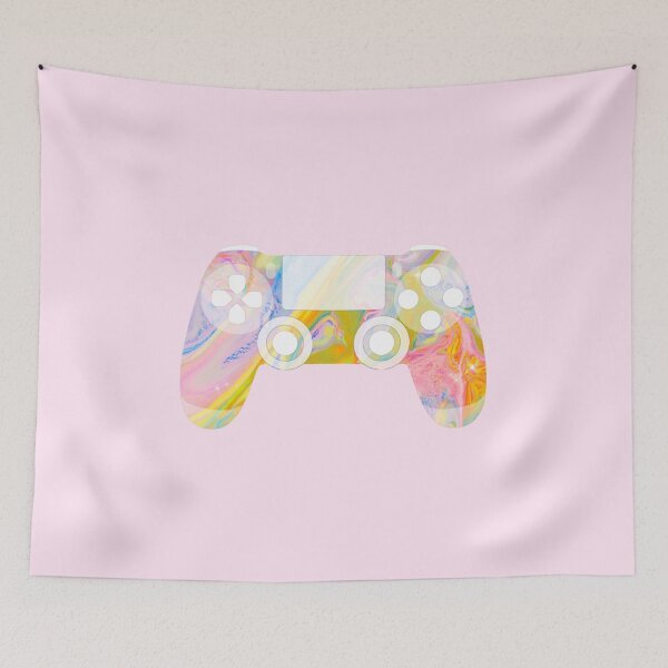 Item preview, Retro Gaming Controller Psychedelic Liquid Pastel designed and sold by everything4eva.
