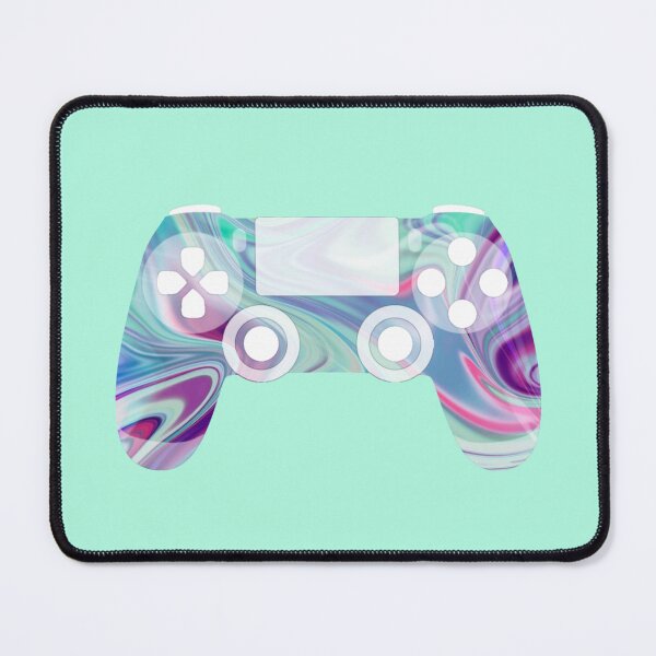 Item preview, Retro Gaming Controller Psychedelic Liquid Blue Purple designed and sold by everything4eva.