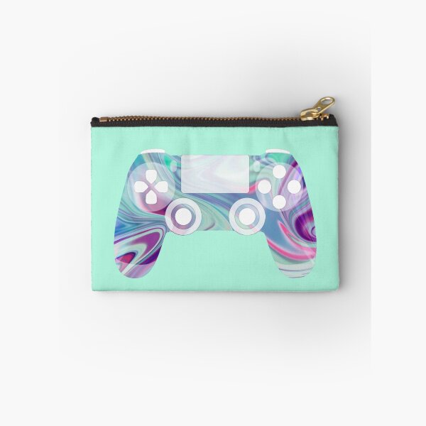 Item preview, Retro Gaming Controller Psychedelic Liquid Blue Purple designed and sold by everything4eva.