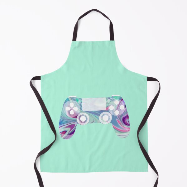 Item preview, Retro Gaming Controller Psychedelic Liquid Blue Purple designed and sold by everything4eva.