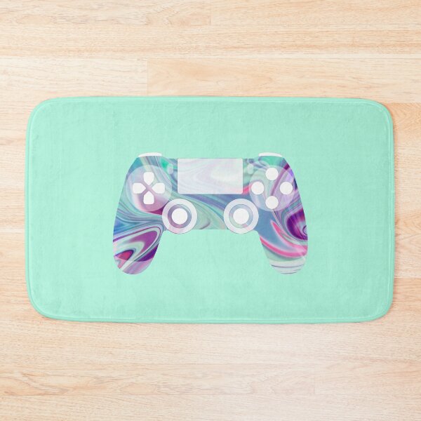 Item preview, Retro Gaming Controller Psychedelic Liquid Blue Purple designed and sold by everything4eva.