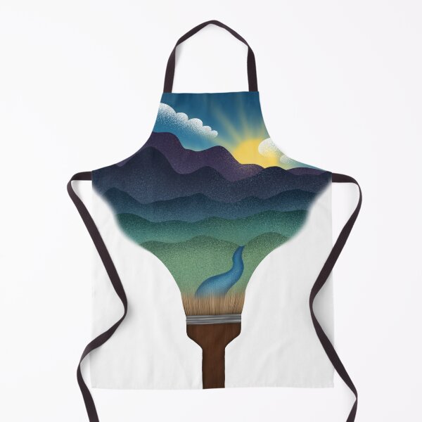 Item preview, Mountain scene coming from paint brush designed and sold by LeighsDesigns.