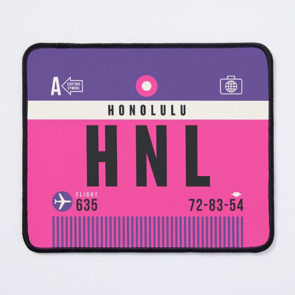 Item preview, Luggage Tag A - HNL Honolulu Hawaii USA designed and sold by VoodooCircus.