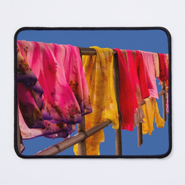Item preview, Saris out to dry  designed and sold by indiafrankk.