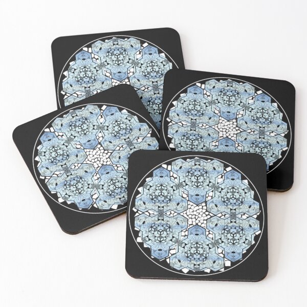 Item preview, Mountain Range Cube Mandala Star & CircleVisions (W) designed and sold by createVisions.