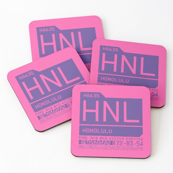Item preview, Luggage Tag C - HNL Honolulu Hawaii designed and sold by VoodooCircus.