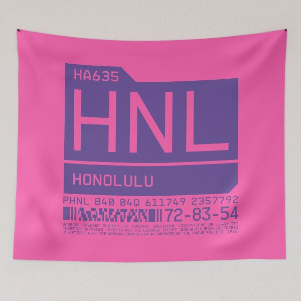 Item preview, Luggage Tag C - HNL Honolulu Hawaii designed and sold by VoodooCircus.