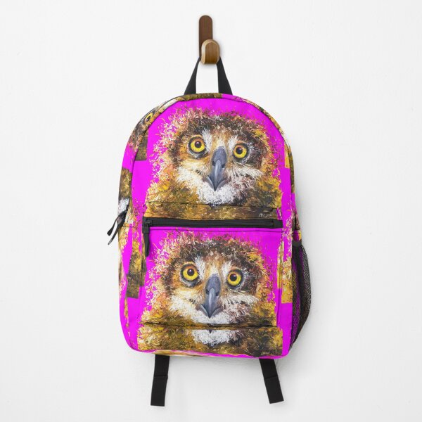 Item preview, Owl painting on purple background designed and sold by MatsonArtDesign.