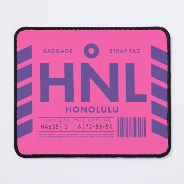 Item preview, Luggage Tag D - HNL Honolulu Hawaii USA designed and sold by VoodooCircus.