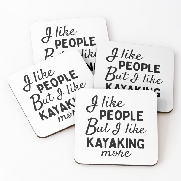 Item preview, I like people BUT I like kayaking more designed and sold by TheGreenGoat.