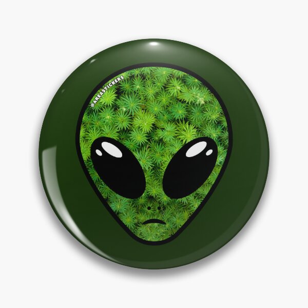 Item preview, Alien head - Weed plants skin designed and sold by AreaStickers.