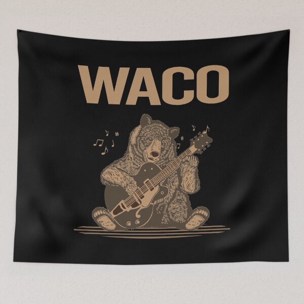 Item preview, Bear With Guitar Waco designed and sold by hurseslossb.