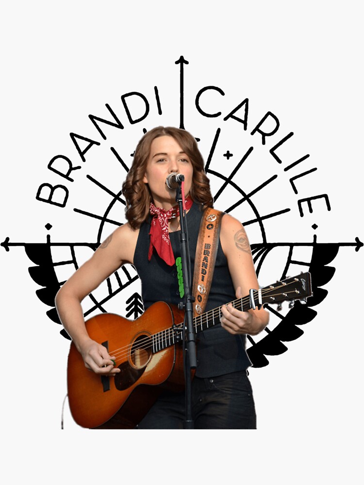 "Brandi Carlile American Best Musician " Sticker for Sale by