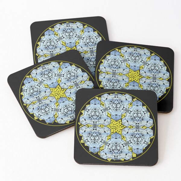 Item preview, Mountain Range Cube Mandala Star & CircleVisions (Y) designed and sold by createVisions.